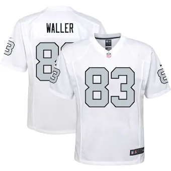 youth nike darren waller white las vegas raiders alternate 